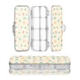 thumbnail image 1 of Plastic Pencil Box Large Capacity Pencil Boxes Clear Boxes with Snap-Tight Lid Stylish Office Supplies Storage Organizer Box Sandcastles and Crabs Pattern, 1 of 7