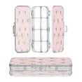thumbnail image 1 of Plastic Pencil Box Large Capacity Pencil Boxes Clear Boxes with Snap-Tight Lid Stylish Office Supplies Storage Organizer Box Small Heart and Bee Patterns, 1 of 7