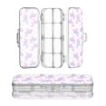 thumbnail image 1 of Plastic Pencil Box Large Capacity Pencil Boxes Clear Boxes with Snap-Tight Lid Stylish Office Supplies Storage Organizer Box Unicorn Silhouette Pattern, 1 of 7
