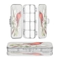 thumbnail image 1 of Plastic Pencil Box Large Capacity Pencil Boxes Clear Boxes with Snap-Tight Lid Stylish Office Supplies Storage Organizer Box Beautiful Red Bird, 1 of 7