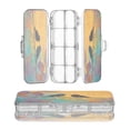 thumbnail image 1 of Plastic Pencil Box Large Capacity Pencil Boxes Clear Boxes with Snap-Tight Lid Stylish Office Supplies Storage Organizer Box Birds on A Wire, 1 of 7