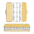 thumbnail image 1 of Plastic Pencil Box Large Capacity Pencil Boxes Clear Boxes with Snap-Tight Lid Stylish Office Supplies Storage Organizer Box Cartoon Chickens Pattern, 1 of 7