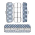 thumbnail image 1 of Plastic Pencil Box Large Capacity Pencil Boxes Clear Boxes with Snap-Tight Lid Stylish Office Supplies Storage Organizer Box Cute Blue Flowers, 1 of 7