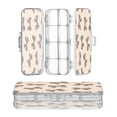 thumbnail image 1 of Plastic Pencil Box Large Capacity Pencil Boxes Clear Boxes with Snap-Tight Lid Stylish Office Supplies Storage Organizer Box Cute Brown Bow, 1 of 7