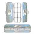 thumbnail image 1 of Plastic Pencil Box Large Capacity Pencil Boxes Clear Boxes with Snap-Tight Lid Stylish Office Supplies Storage Organizer Box The Dog Is Running, 1 of 7