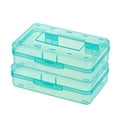 thumbnail image 1 of Plastic Pencil Box, Large Capacity Pencil Case, Stackable Snap-Tight Lid Storage Organizer for Pens Pencils Scissors Markers, Durable Portable Desk Supply Container, 1 of 3