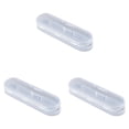 thumbnail image 1 of Plastic Pencil Boxes, Clear Storage Cases, Stationery Organizer Containers - Hinged Lid, Portable Pencil Storage Boxes, Small Item Storage Case, Makeup Brush Boxes 7x1.7x0.9 Inch 3Pcs, 1 of 5