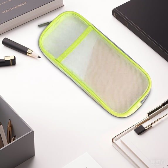 Plastic Pencil Case, Bulk Pencil Boxes Plastic Stationery Case, Small to Large Sizes, Pen Box Pen Holder with Hinged Lid for Office