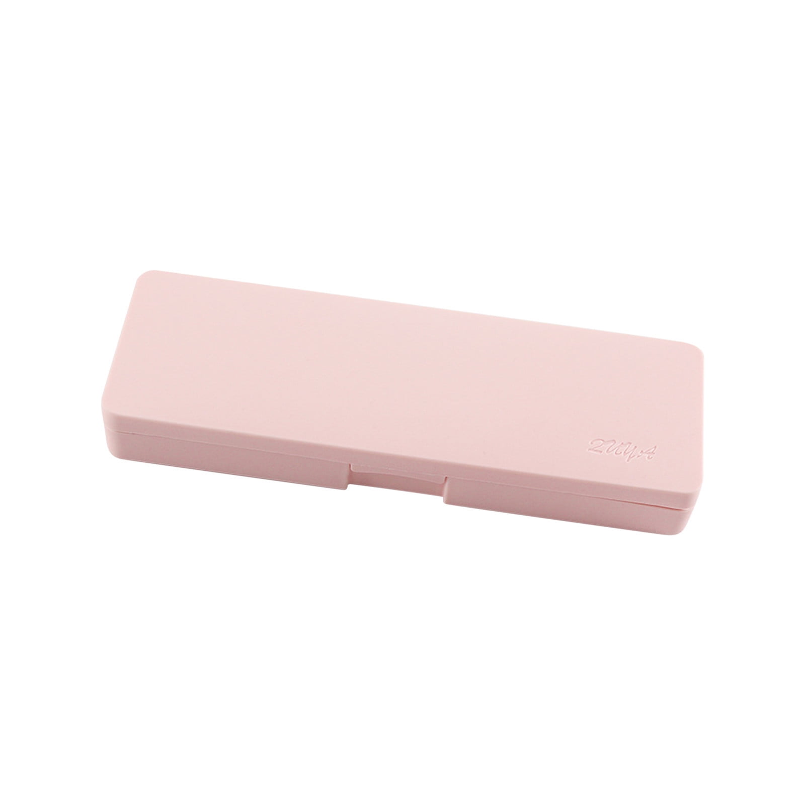 Plastic Pencil Case Transparent Plastic Stationery Case Frosted Clear Pencil Box with Hinged Lid Small Pencil Box Plain White Pencil Case Storage Box for Students Office Supplies