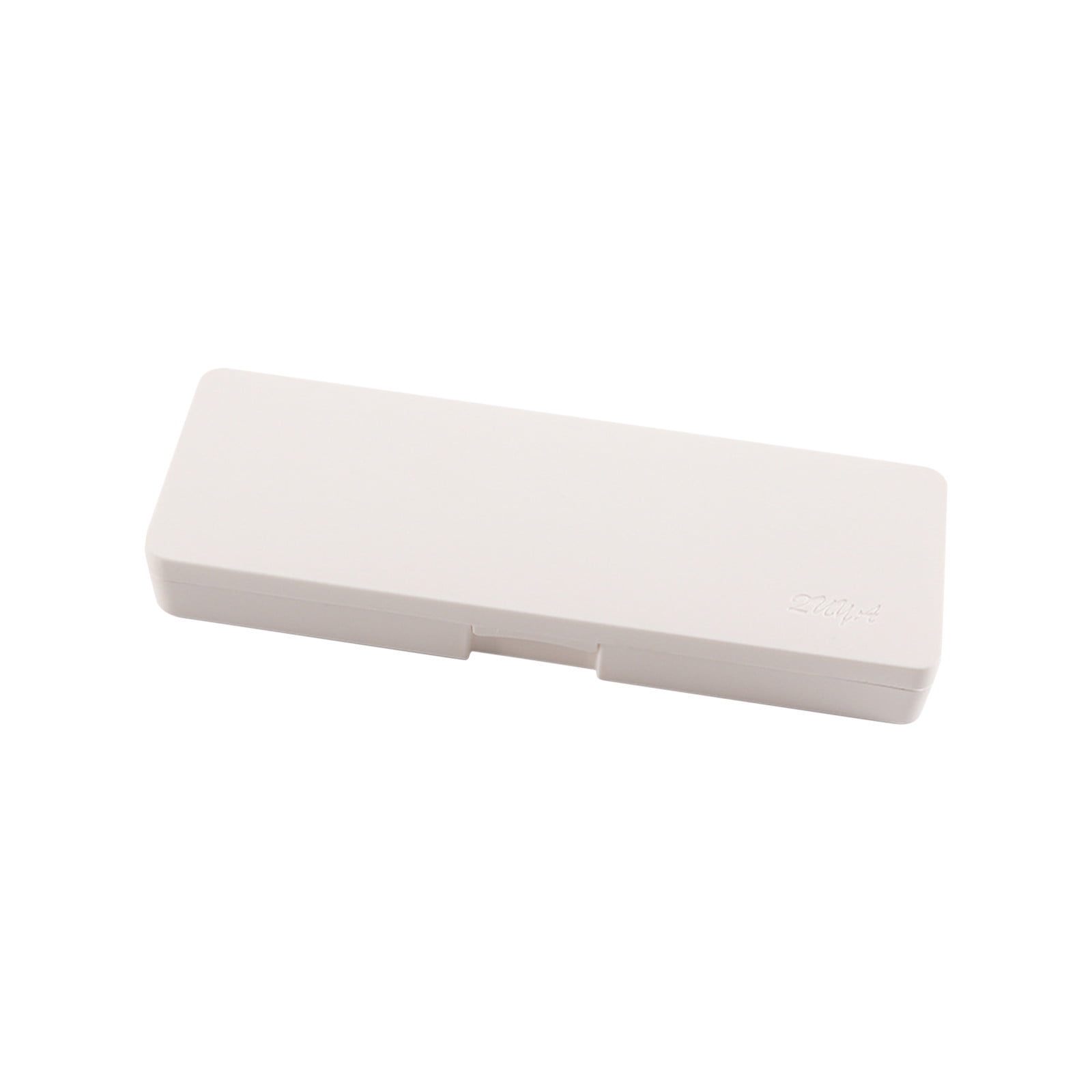 Plastic Pencil Case Transparent Plastic Stationery Case Frosted Clear Pencil Box with Hinged Lid Small Pencil Box Plain White Pencil Case Storage Box for Students Office Supplies