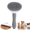 thumbnail image 1 of Plastic Pet Hair Removal Comb for Cats and Dogs: Effective, Comfortable, Multi-functional and Easy to Clean, 1 of 9