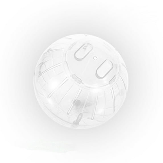 Plastic Pet Rodent Mice Jogging Ball Toy Hamster Gerbil Rat Exercise Balls Play Toys Pure white 10cm*10cm*10cm