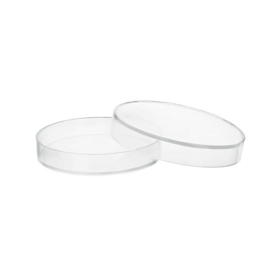Plastic Petri Dish with Lid - 2.9" Diameter, 0.5" Depth - Molded in Polypropylene - Reusable, Autoclavable - Translucent - Eisco Labs