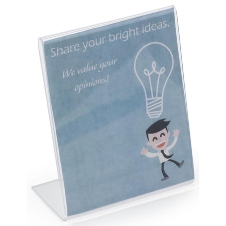 Plastic Picture Frame, 4 x 5 x 2-Inch, For 4 x 5-Inch Images, Sold in Case Packs of 25 Units, Made for Counter and Table Use (ASH45U)