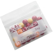 Plastic Pill Pouches 100ct 3 Pack