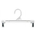 thumbnail image 1 of Plastic Pinch Clip Skirt/Slack Hanger 9.5"- White, 1 of 1