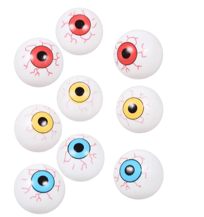 50 Pieces Halloween Fake Eyeballs | Creepy Plastic Eyeball Decorations For Haunted House Party