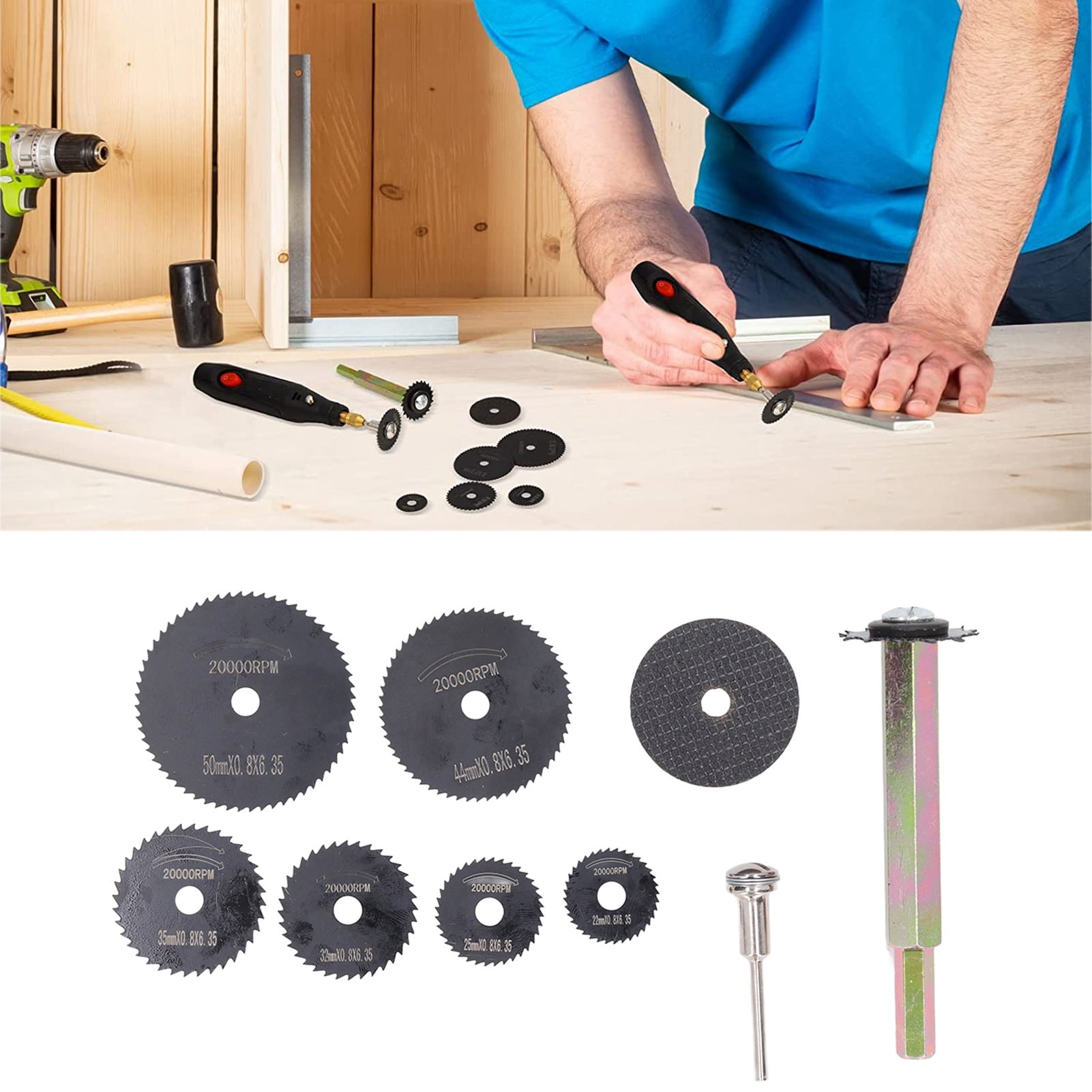 Plastic Pipe Cutter Set, High Hardness Sawtooth Blades Internal Pipe