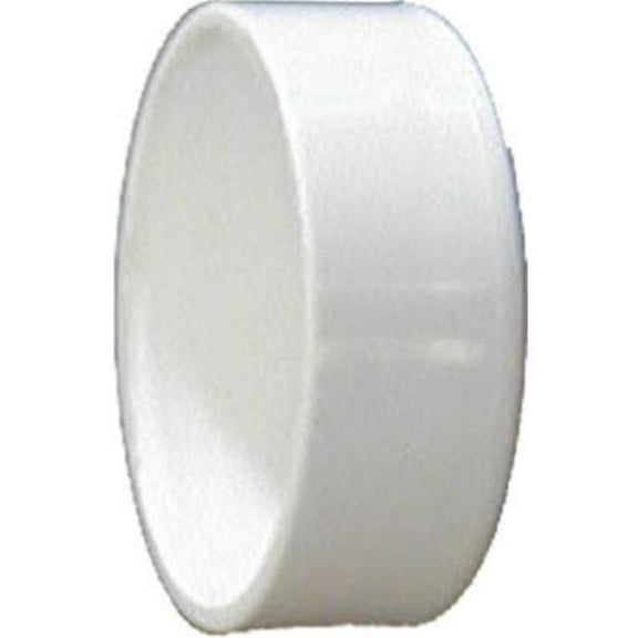 Plastic Pipe Fitting, Dwv Cap, Solvent Weld Pvc, 3", Charlotte, PVC 00116 1000HA