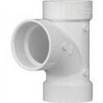 thumbnail image 1 of Plastic Pipe Fitting, Dwv  Sanitary Tee, Pvc, 2", Charlotte, PVC 00400  1000HA, 1 of 5