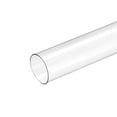 thumbnail image 1 of Plastic Pipe Rigid Tube Clear 1"(26mm) ID 1.1"(28mm) OD 9.6" (245mm) for Lighting, Water Plumbing, Pack of 3, 1 of 6