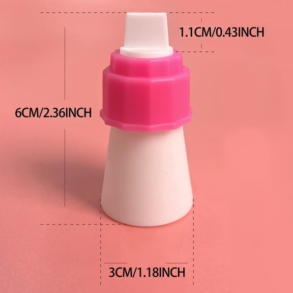 Plastic Piping Bag Coupler, Decorating Tip Adapter for Cake Icing