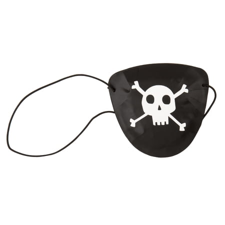 Plastic Pirate Eye Patch Favors (8 Pcs) - 1 Pack