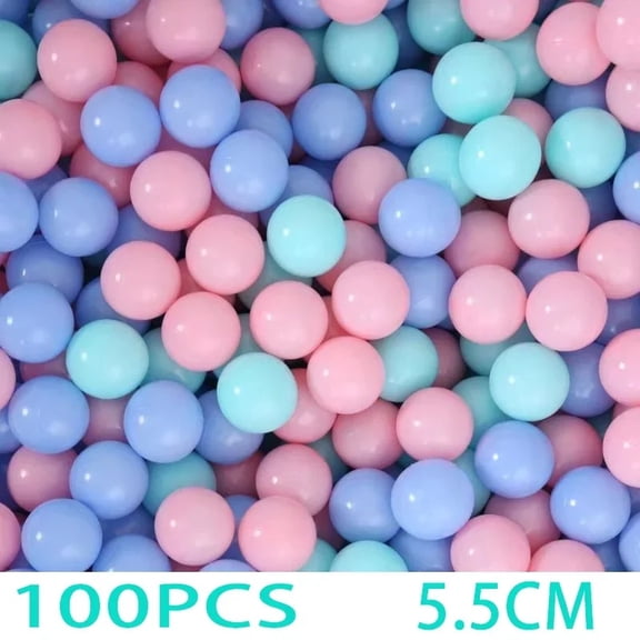 Plastic Pit Balls for Ball Pit, BPA‑Free Thickened Soft Colorful Play Balls, Crush‑Proof Playpen Balls for Indoor & Outdoor Kids Play Ages 3+