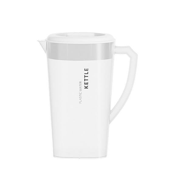 Plastic Pitcher, Water Pitcher with Lid and Spout, 1.3 Liter(44oz) Large Pitchers for Drinks, Plastic Water Carafe, Glass Jug, Beverage Pitchers