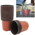 thumbnail image 1 of Plastic Plant Flower Pots Nursery Seedlings Pot Plant 100Pcs, 1 of 13