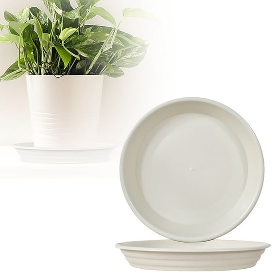 Plastic Plant Pot Drip Tray 6 Inch Diameter Heavy Duty Durable Material Water Trap Indoor Outdoor Flower Plant Container Support