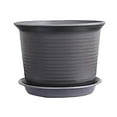 thumbnail image 1 of Plastic Plant Pot, Indoor Thicken Planter with Drainage Hole and Tray, Pots for Plants, Modern Decorative Plastic Planters, Garden Planters for Plants Patio Porch Yard Gardening Home Decor, 1 of 5