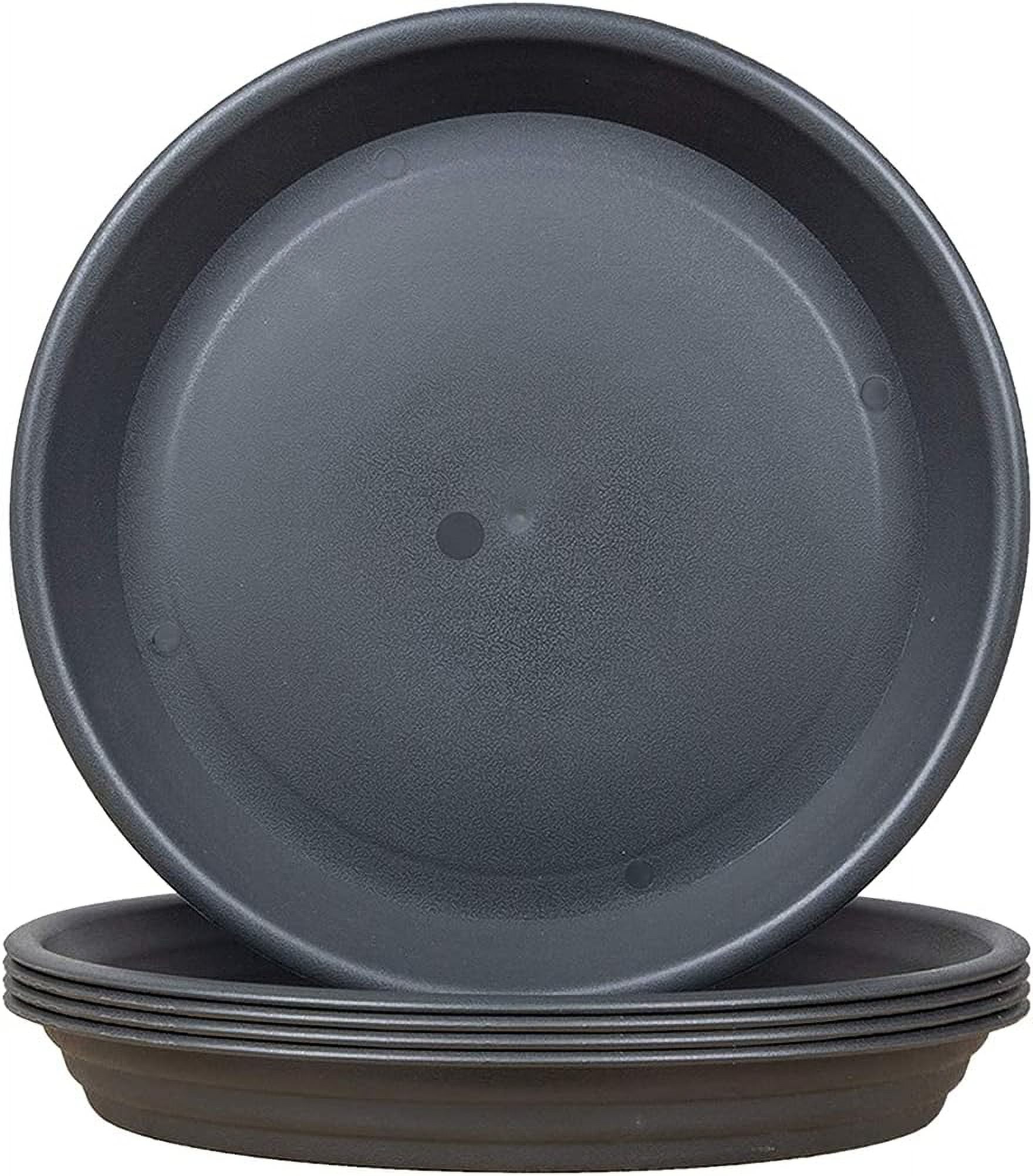 Plastic Plant Pot Saucers (5 Pcs) Flower Pot Drip Trays for Indoor