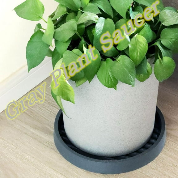 Plastic Plant Saucer 7.1 Inch Plant Saucers for Indoors Plant Water Catcher Tray Flower Pot Saucers Heavy Duty Plant Trays Thick Round Plant Drainage Tray