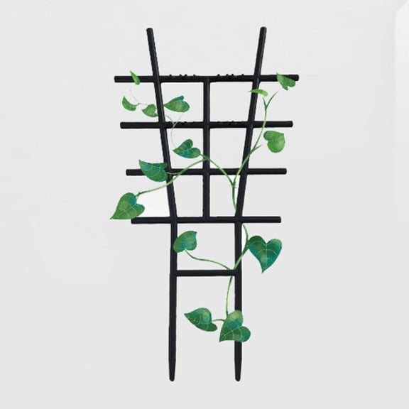 Plastic Plant Trellis 11-Inch Climbing Vines Support Frame for Garden Indoor Potted Flower Stand Stackable Grids