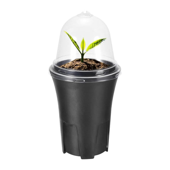 Plastic Planter Round Nursery Pot, Usupdd Heat Absorption Insulation Flower Container Cover, Lightweight Outdoor Garden Pot for Patio Balcony Greenhouse with UV Protection