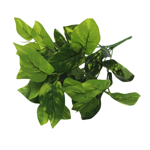 Green Bushes Artificial Shrubs 13Inch, Greenery Stems for Garden Patio Porch, Indoor Outdoor Wedding Decor, Home Office Table Centerpieces Window Box Spring Arrangements, 1PC