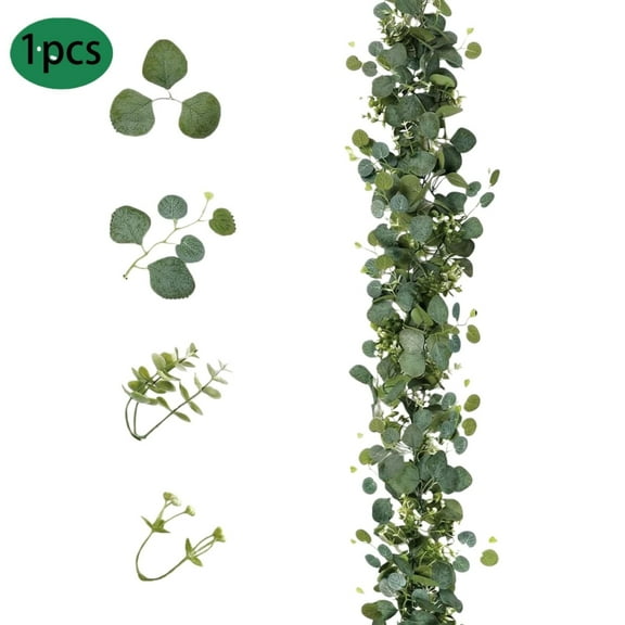 Plastic Plants Leafs Creepers Greenery Hanging Vines Garlands Creeper Leaves for Decoration