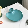 thumbnail image 1 of Plate Dumpling Tray With Vinegar Dish Dumpling Small Dish Spitting Bone Dish Snack Dip Fruit Serving Dish Sushi Plates, Small Dip Tray for Appetizer, Taco Salsa, Fruit, Charcuterie, 1 of 9
