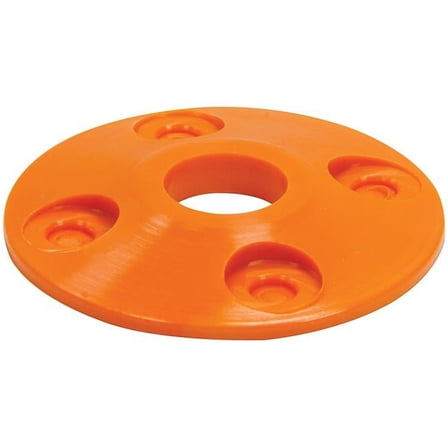 Plastic Plate Scuff, Orange - Pack of 4