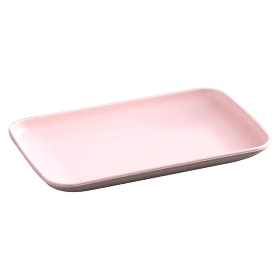 Plastic Platters for Serving Food, Barbecue Plastic Sausage Plates, Rectangular Plates for Snack Dessert Cookie Cheese,
