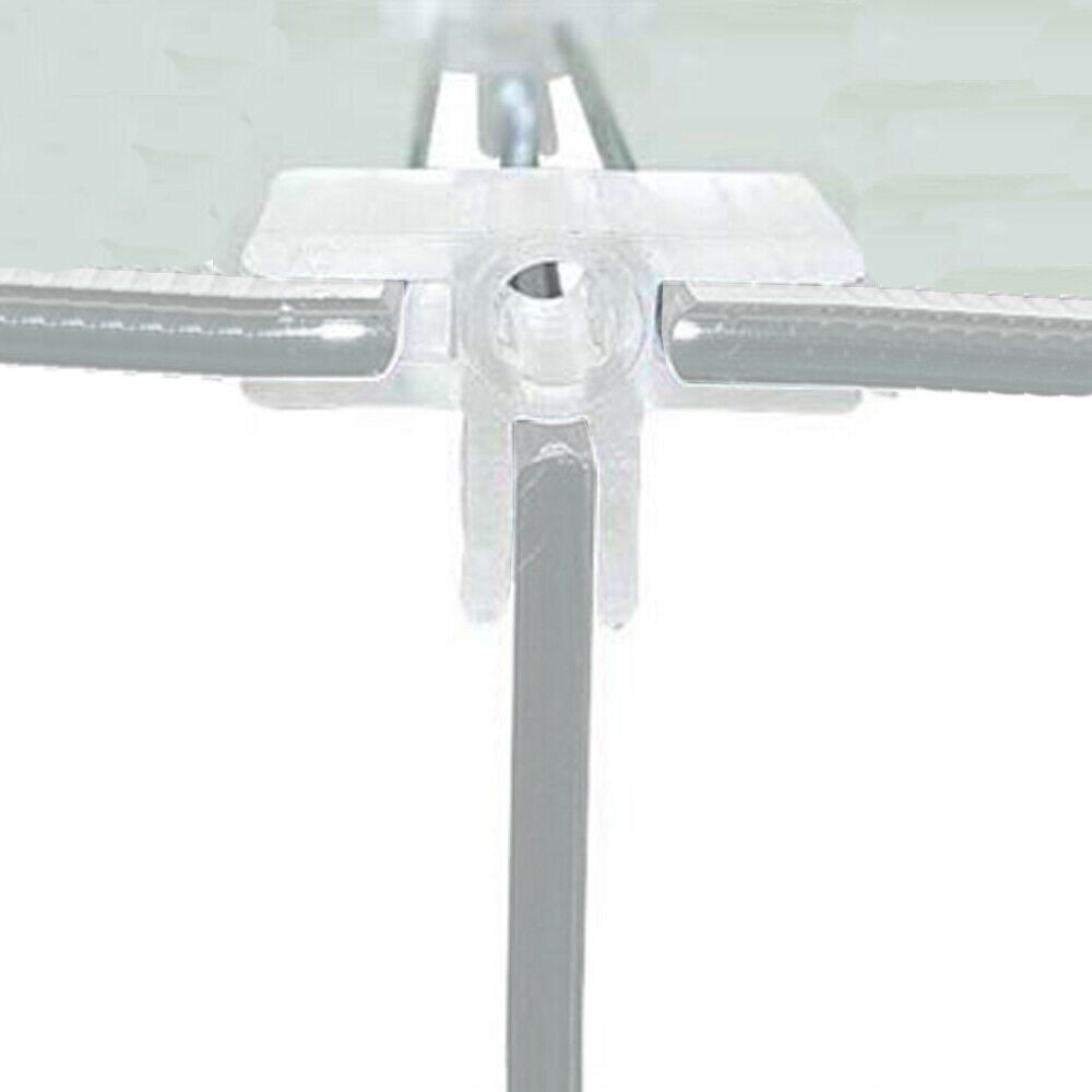 Plastic Plexiglass Connectors for Acrylic Sheets, Sneeze Guards ...