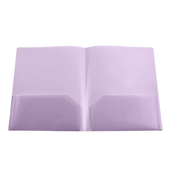 Plastic Pocket Folders Heavy Duty File Organizer | Letter Size Document Holder | Durable Water-Resistant Office Filing | 7 Color Styles | Business Card Slot | 29 x 23.7cm | 1-Pack
