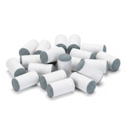 Bochen Plastic Pool Cue Stick Slip-On Tips Set, 40pcs Gray Replacement Tips for Billiard Snooker 9mm, 10mm, 12mm, 13mm Cue Heads