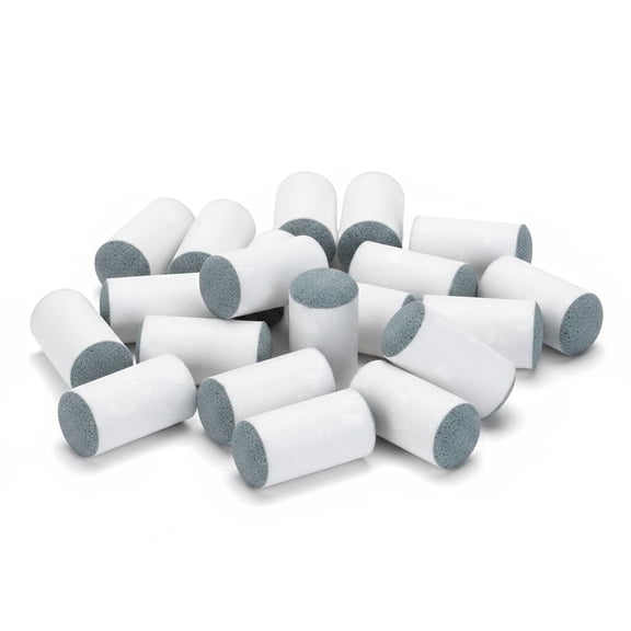 Bochen Plastic Pool Cue Stick Slip-On Tips Set, 40pcs Gray Replacement Tips for Billiard Snooker 9mm, 10mm, 12mm, 13mm Cue Heads