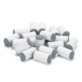 Plastic Pool Cue Stick Slip-On Tips Set, 40pcs Gray Replacement Tips for Billiard Snooker 9mm, 10mm, 12mm, 13mm Cue Heads