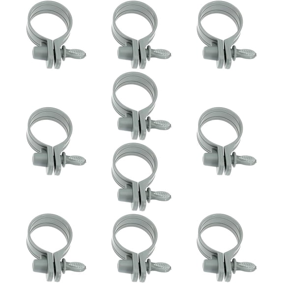 Plastic Pool Hose Clamps, For 1.25-1.5 Above Ground Pools,Adjustable Pool Hose Replacement Clips, Hose Connector Clamps Pool Hose Accessories