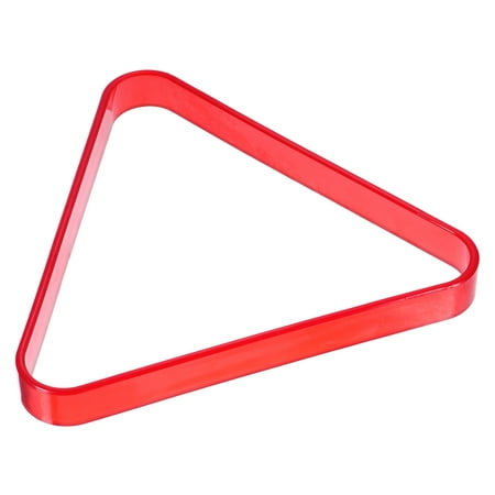 Plastic Pool Triangle Rack Billiard 8 Ball Racks Pool Table Accessory, Red