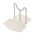 thumbnail image 1 of Plastic Pot Lid Organizer Rack Kitchen Storage Stand Space Saving Pan Lid Holder Cabinet Countertop Cookware Organization Shelf Durable Easy Clean Multi Size Kitchen Storage Accessory Tool, 1 of 1