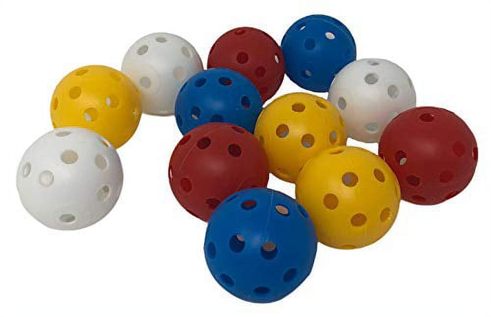 Plastic Practice Golf Balls Limited Flight Colored Airflow Golf Balls